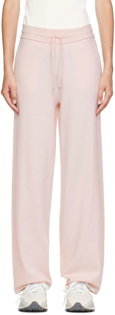 Hugo Boss Pink Sarmetta Lounge Pants In 688 Light/pastel Pin