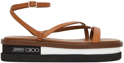 jimmy choo pine flat sandals
