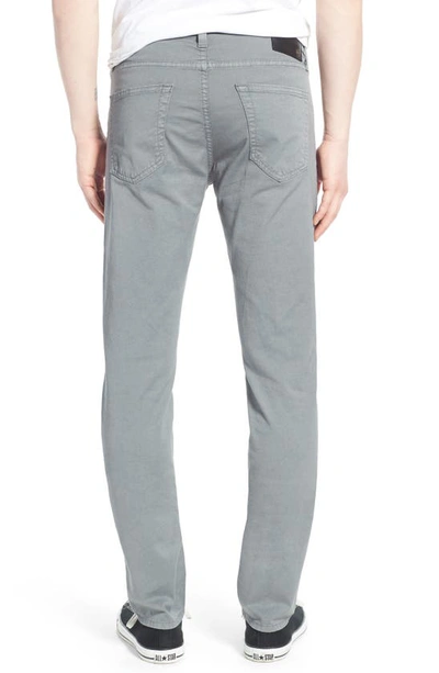 Ag 'nomad' Skinny Fit Stretch Twill Pants In Sulfur Slate Grey | ModeSens