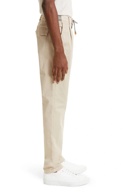 Shop Eleventy Garment Dyed Cotton Joggers In Sand