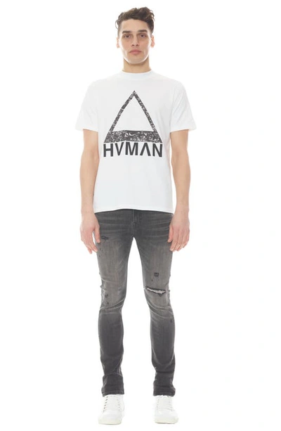 Shop Hvman Strat Ripped Super Skinny Jeans In Scarab