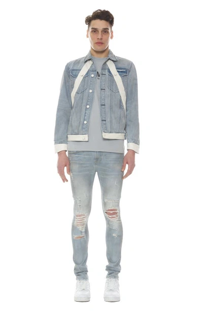 Shop Hvman Mk2 Denim Jacket In Falcon