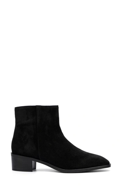 Aquatalia Reeta Suede Ankle Booties In Black