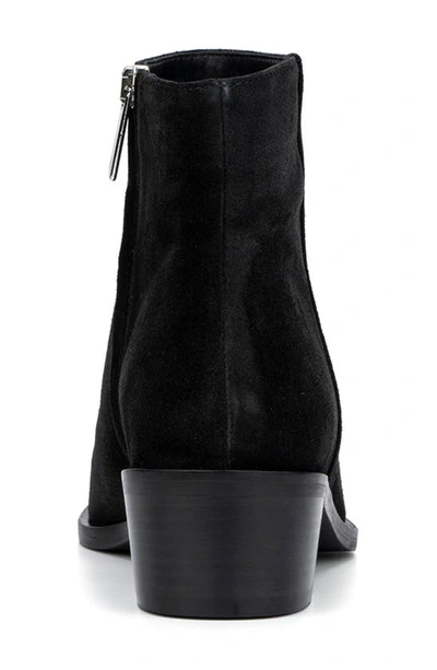 Aquatalia Reeta Suede Ankle Booties In Black