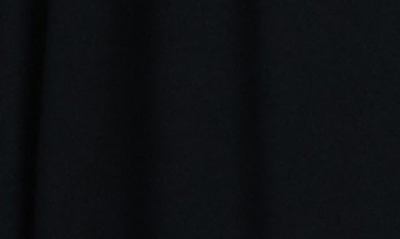 Kiyonna Indie V-neck Fit & Flare Dress In Black Noir