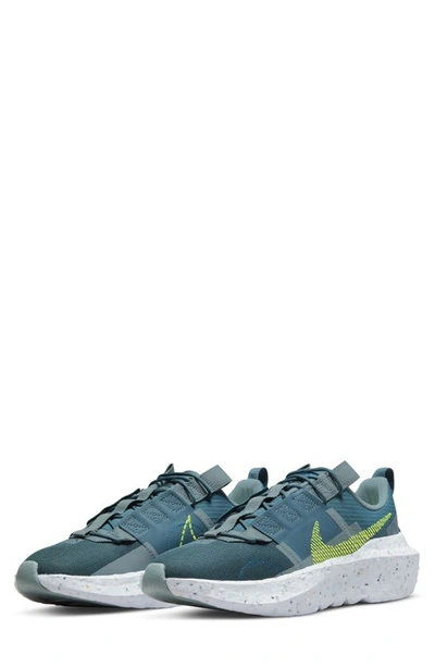 Shop Nike Crater Impact Sneaker In Ash Green/ Volt/ Grey/ White
