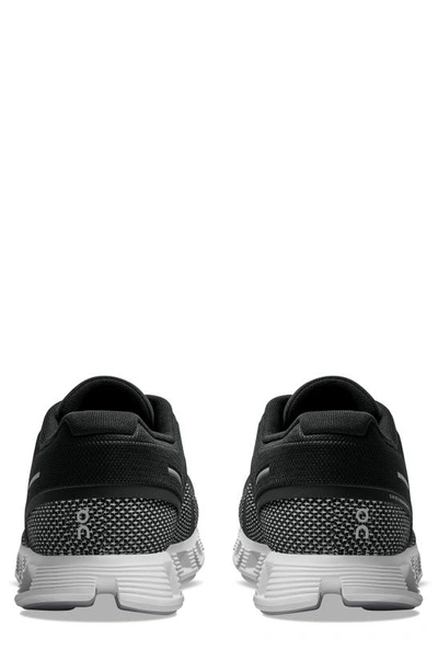 On Cloud 5 Combo Running Shoe In Black/ Alloy