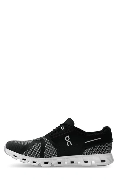 On Cloud 5 Combo Running Shoe In Black/ Alloy