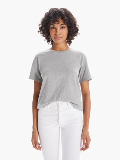 Shop Velva Sheen Rolled Short Sleeve T-shirt In Grey