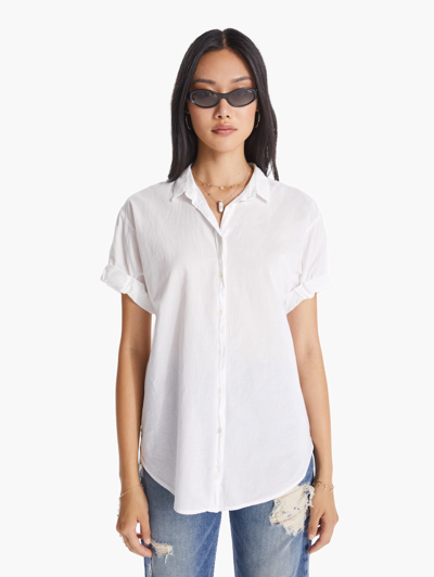 Shop Xirena Channing Shirt In White - Size Small
