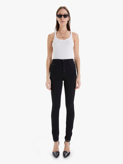 Shop Mother The Pixie Swooner Skimp Not Guilty Jeans In Black