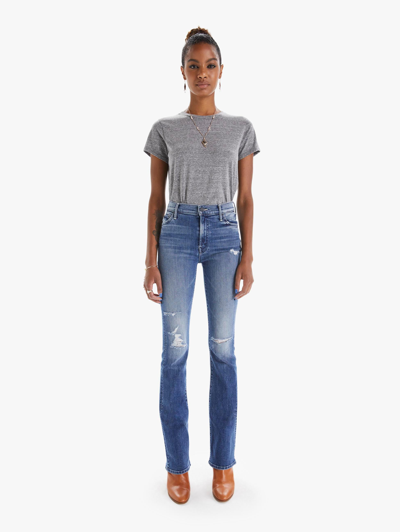 Shop Mother The Insider Weekend Warrior Jeans In Blue