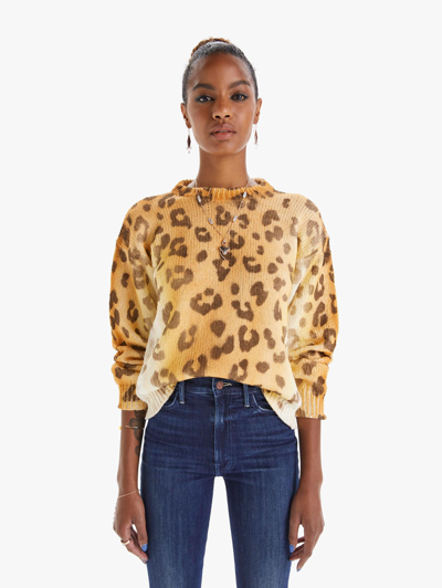 Shop Mother The Jumper Shady Cat Sweater In Multi