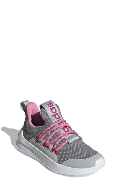 Shop Adidas Originals Kids' Lite Racer Adapt 5.0 Sneaker In Grey Two/ Magenta