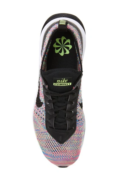 Shop Nike Air Max Flyknit Racer Sneaker In Green/ Black/ Pink/ Blue
