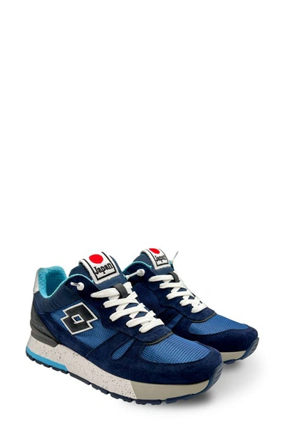 Shop Lotto Tokyo Shibuya Sneaker In Dress Blue