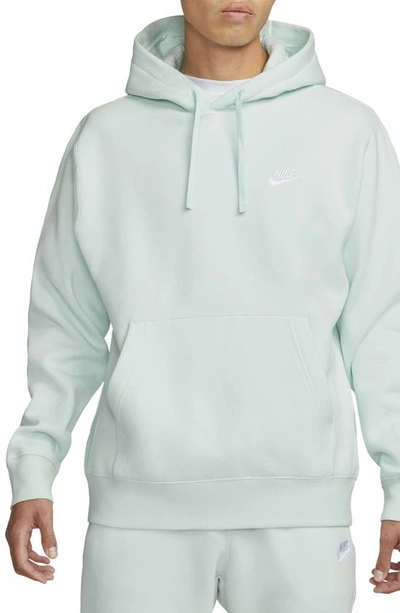 Shop Nike Sportswear Club Hoodie In Barely Green/ White