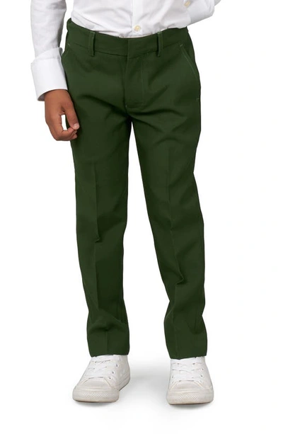 Opposuits Toddler And Little Boys Glorious Solid Color Suit, 3-piece Set In Green