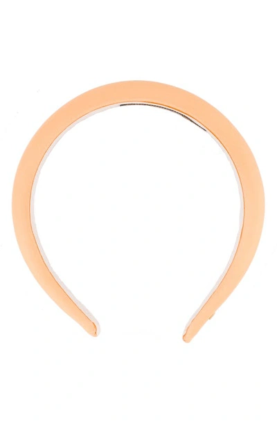 Shop Alexandre De Paris Solid Headband In Orange