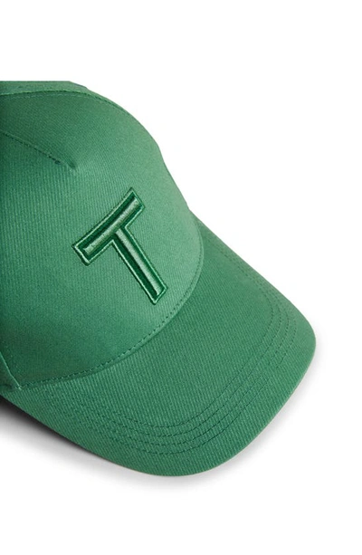 Shop Ted Baker Tristen Cotton Baseball Cap In Bright Green