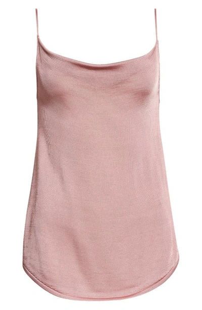 Shop Cinq À Sept Marta Knit Camisole In Pink Sand