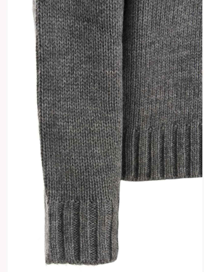 Shop Jw Anderson Turtleneck Sweater In Gray