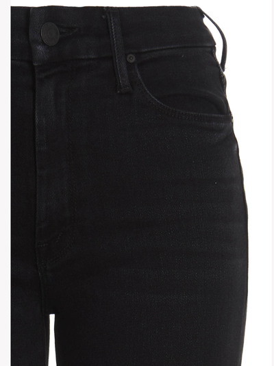 Shop Mother The High Waisted Looker Ankle Jeans In Black