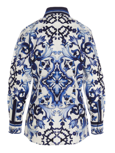 Shop Dolce & Gabbana Blu Mediterraneo Shirt In Multicolor