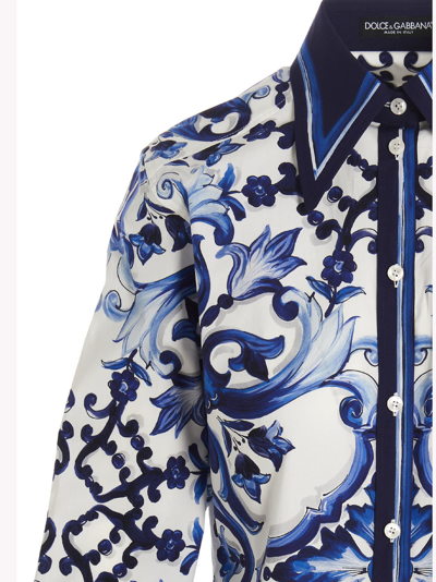 Shop Dolce & Gabbana Blu Mediterraneo Shirt In Multicolor