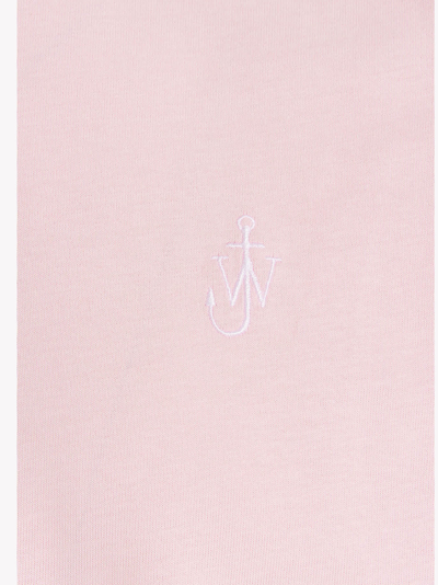 Shop Jw Anderson Logo T-shirt In Pink