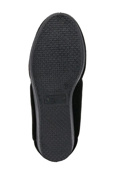 Flexus By Spring Step Jolly Velvet Slipper In Black
