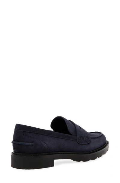 Anne Klein Women's Emmylou Lug Sole Loafers In Navy