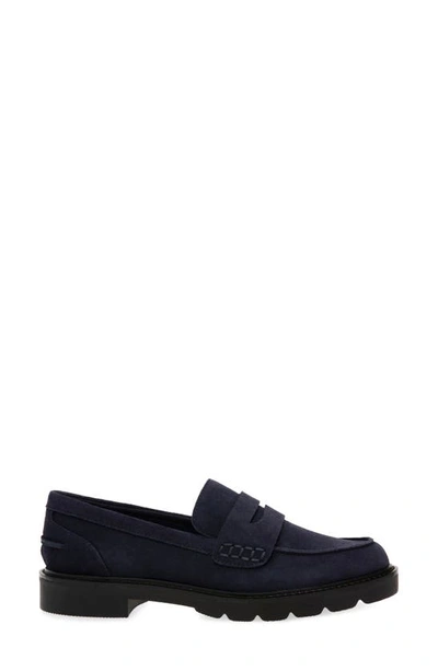 Anne Klein Women's Emmylou Lug Sole Loafers In Navy