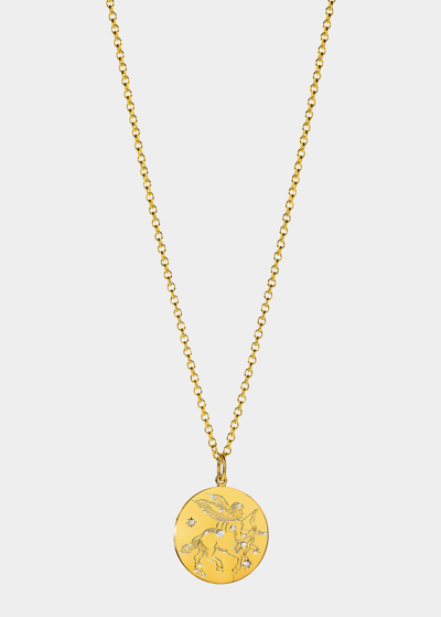 Shop Verdura Zodiac Pendant Necklace, Sagittarius