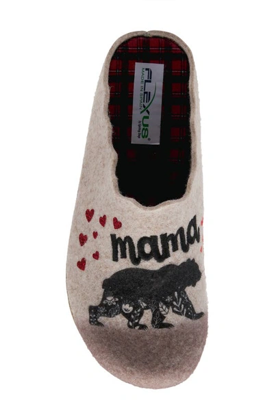 Flexus By Spring Step Mama Bear Slipper In Sand