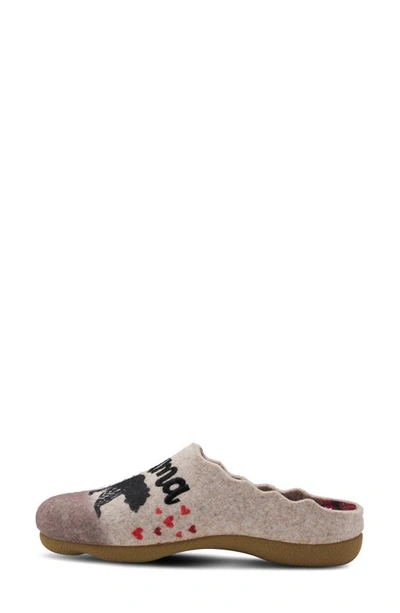 Flexus By Spring Step Mama Bear Slipper In Sand