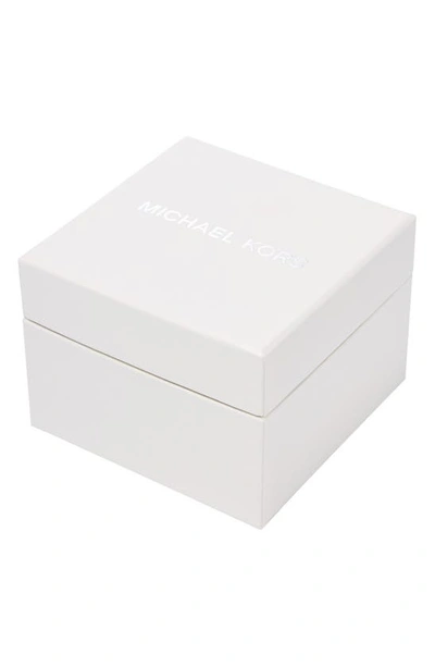 Shop Michael Kors Lennox Couples Pavé Crystal Bracelet Watch Gift Set, 45mm & 33mm In Gold