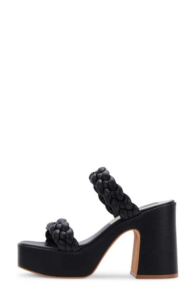 Shop Dolce Vita Wiley Platform Sandal In Black Stella