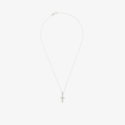 Alighieri Sterling Silver The Frosted Dagger Pendant Necklace In Silver