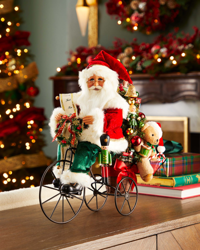 Karen Didion Originals 17" Lighted Biking Through Christmas