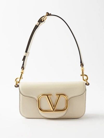 Valentino Leather V-Ring Small Crossbody Bag (SHF-20054) – LuxeDH