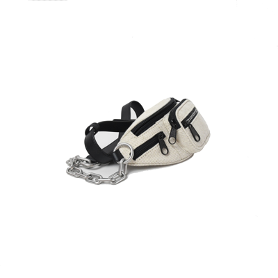 Alexander Wang Mini Canvas Belt Bag Offwhite In Default Title