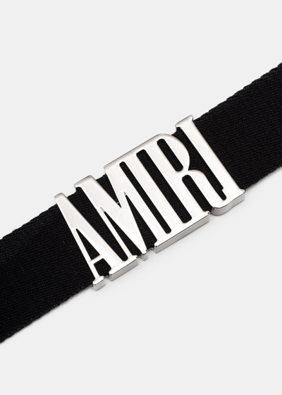 Amiri Skater Logo Belt In Black | ModeSens