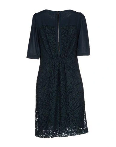 Shop Hoss Intropia Short Dress In Dark Green