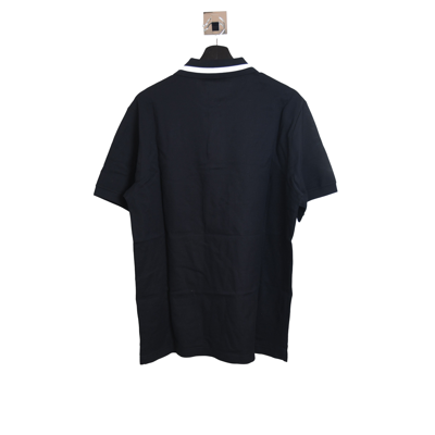 Dior X Jordan Embroidered Logo Polo Dark Blue In Xxl