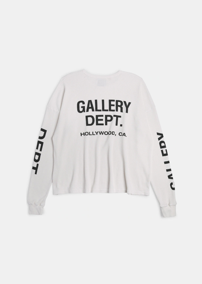 Shop Gallery Dept. Cream Thermal T-shirt