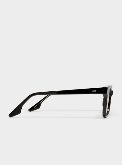 Shop Gentle Monster South Side N 01 Clear Glasses In Black/clear