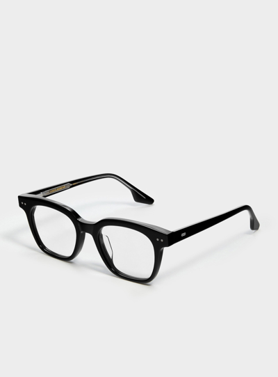 Shop Gentle Monster South Side N 01 Clear Glasses In Black/clear