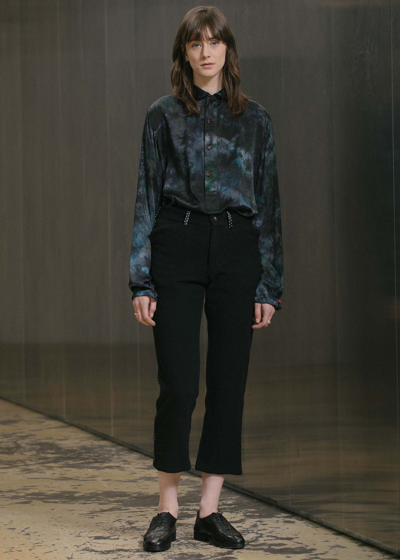Geoffrey B Small Geoffrey B. Small Cropped Trousers In H.w. Dark 