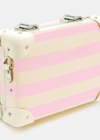 Shop Globe-trotter Pink Stripe Riviera Miniature Case Bag In One-size
